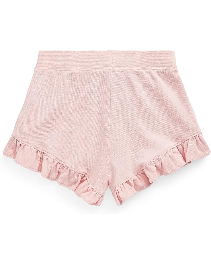

Шорты Polo Ralph Lauren Ruffled Cotton Mesh Shorts, цвет Carmel Pink