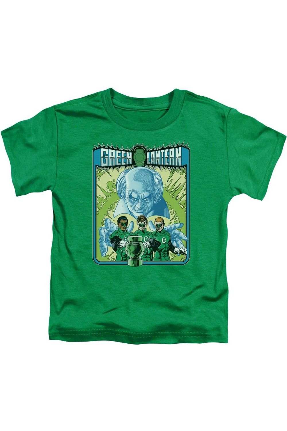 

Gildan Детская футболка с коротким рукавом с изображением обложки комикса «Зеленый фонарь» № 184