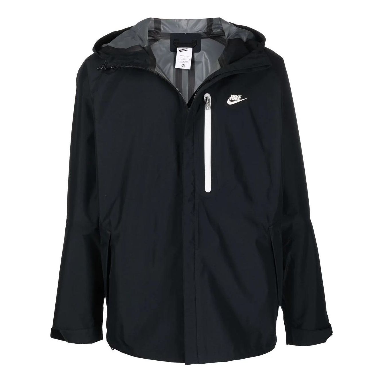 

Куртка Men's Nike Solid Color Zipper Hooded Jacket Black DM5499-010
