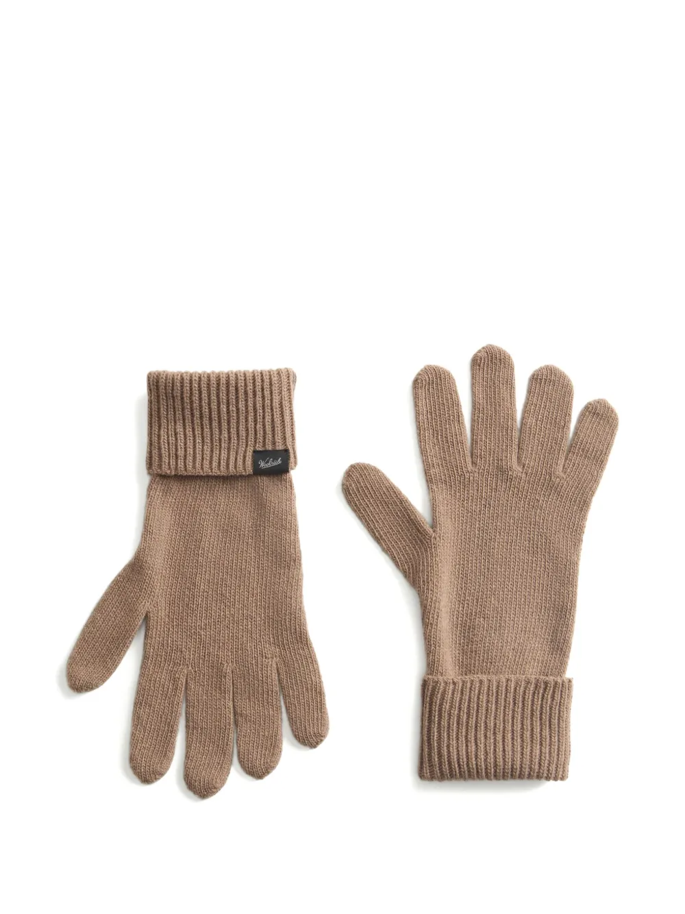 

Перчатки с манжетами в рубчик WOOLRICH, коричневый