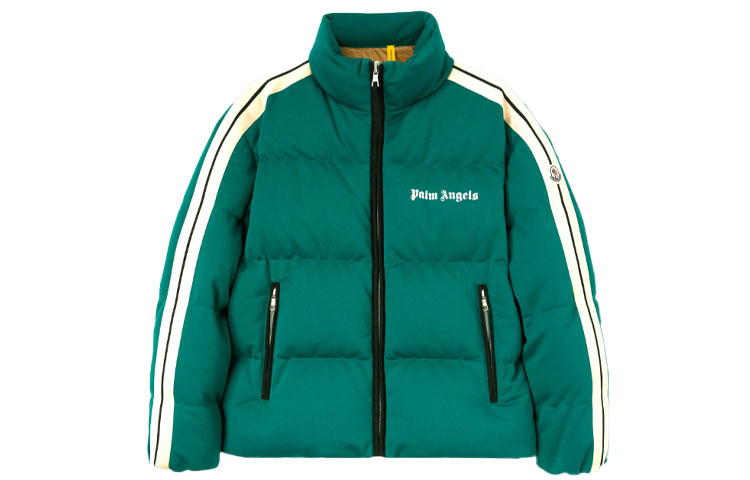 

MONCLER GENIUS Короткая пуховая куртка Moncler X Palm Angels Rodman, Green