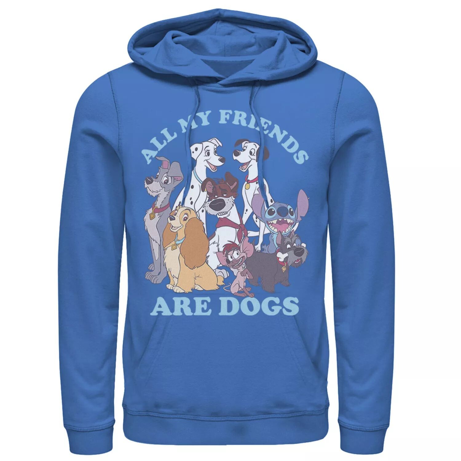 

Мужская толстовка с капюшоном Disney All My Friends Are Dogs Licensed Character