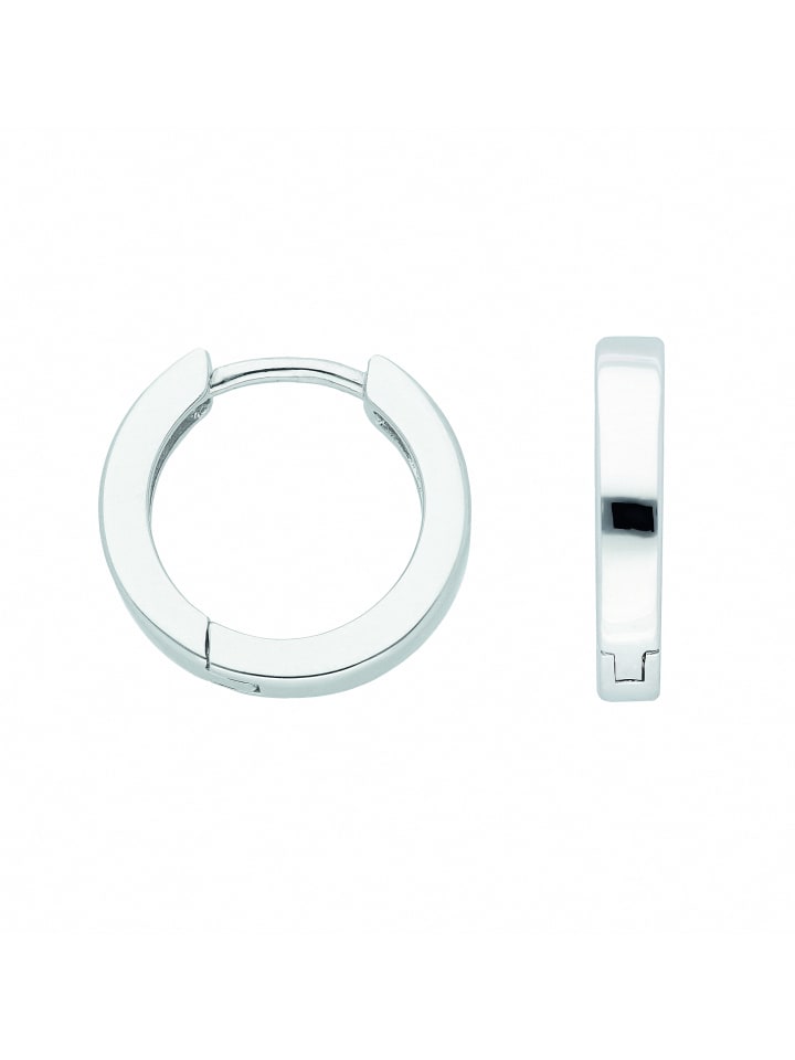 

Adeliás Женские серьги-кольца из серебра 925 пробы / серьги-кольца, диаметр 15,2 мм