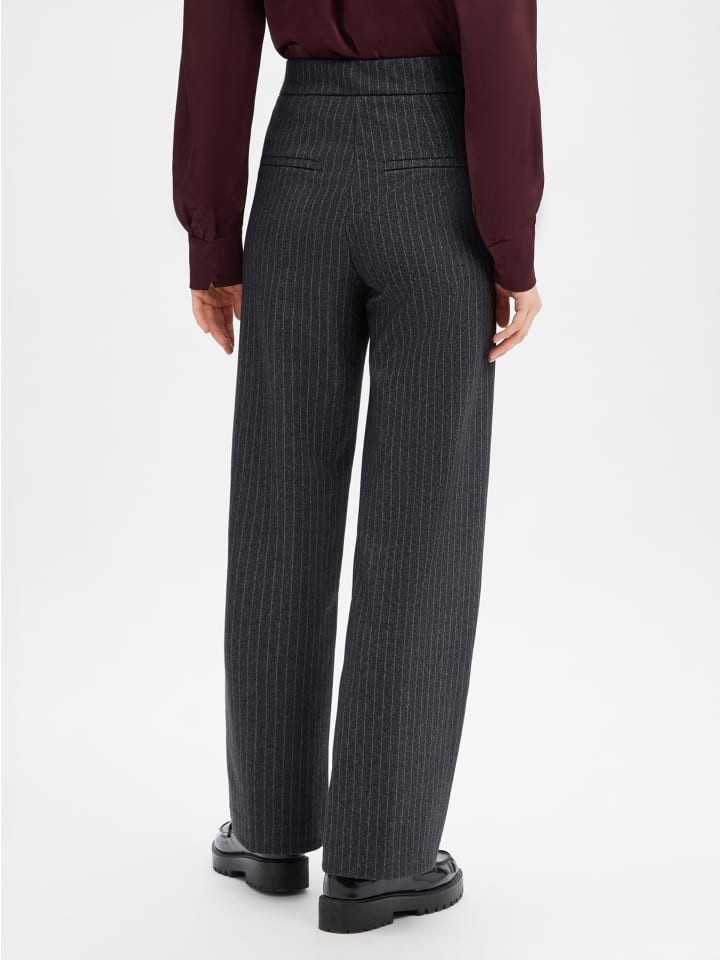 

Брюки Chiara Smart антрацитово-светло-серого цвета MAC HOSEN