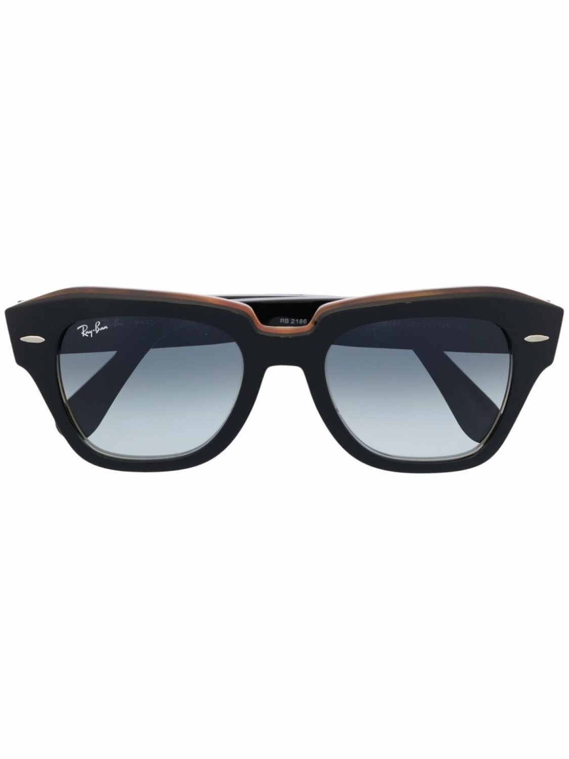 

Ray-Ban солнцезащитные очки State Street в квадратной оправе, черный