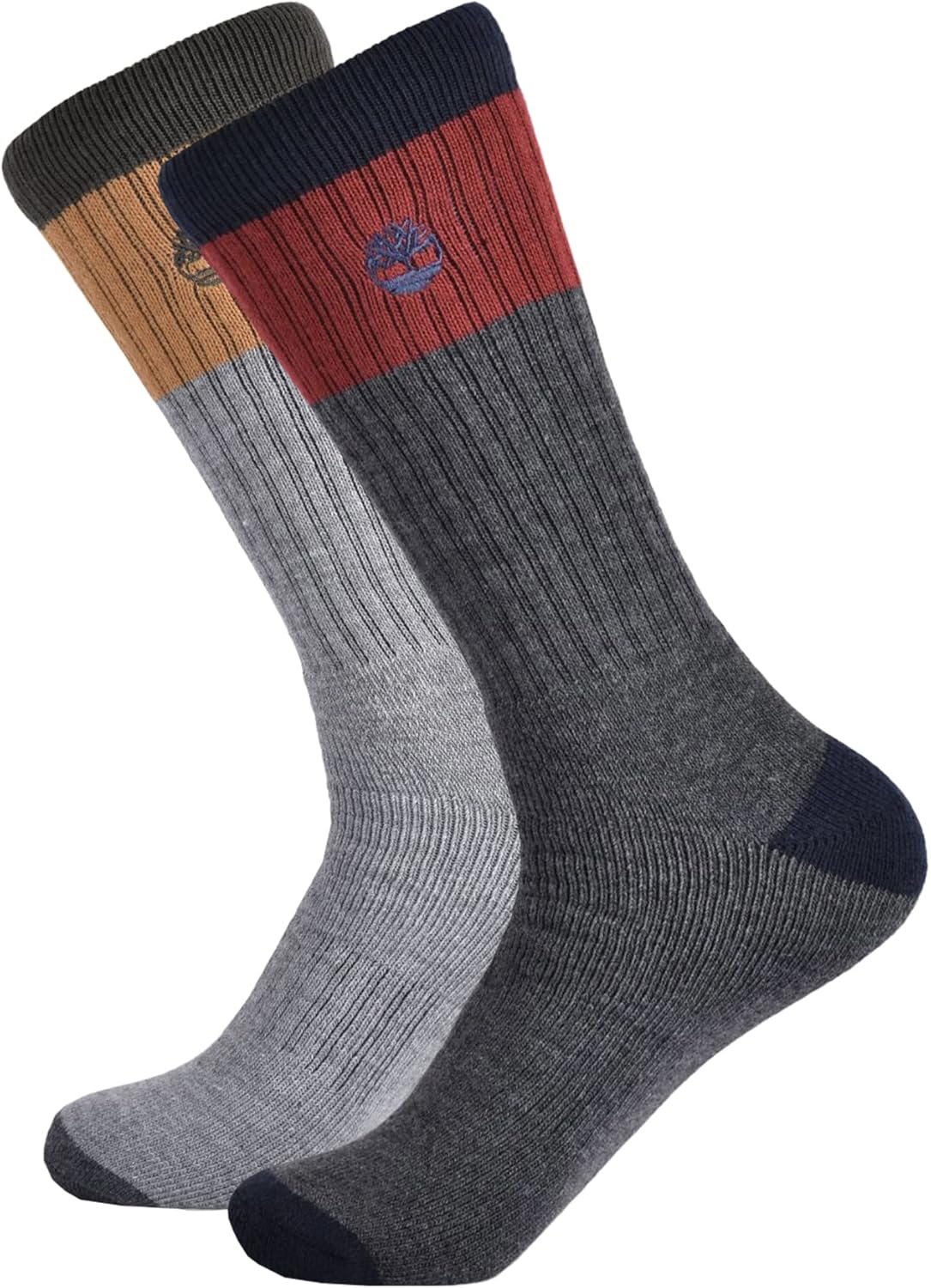 

Timberland мужские носки Crew, 2 пары, Charcoal Heather (2 Pack)