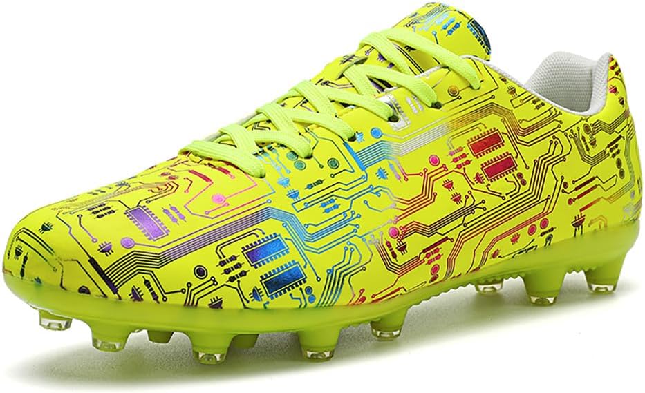 

Легкие тренировочные кроссовки Mehlvdoy Unisex AG с шипами, противоскользящие, износостойкие, для футбола и соккера, желтый