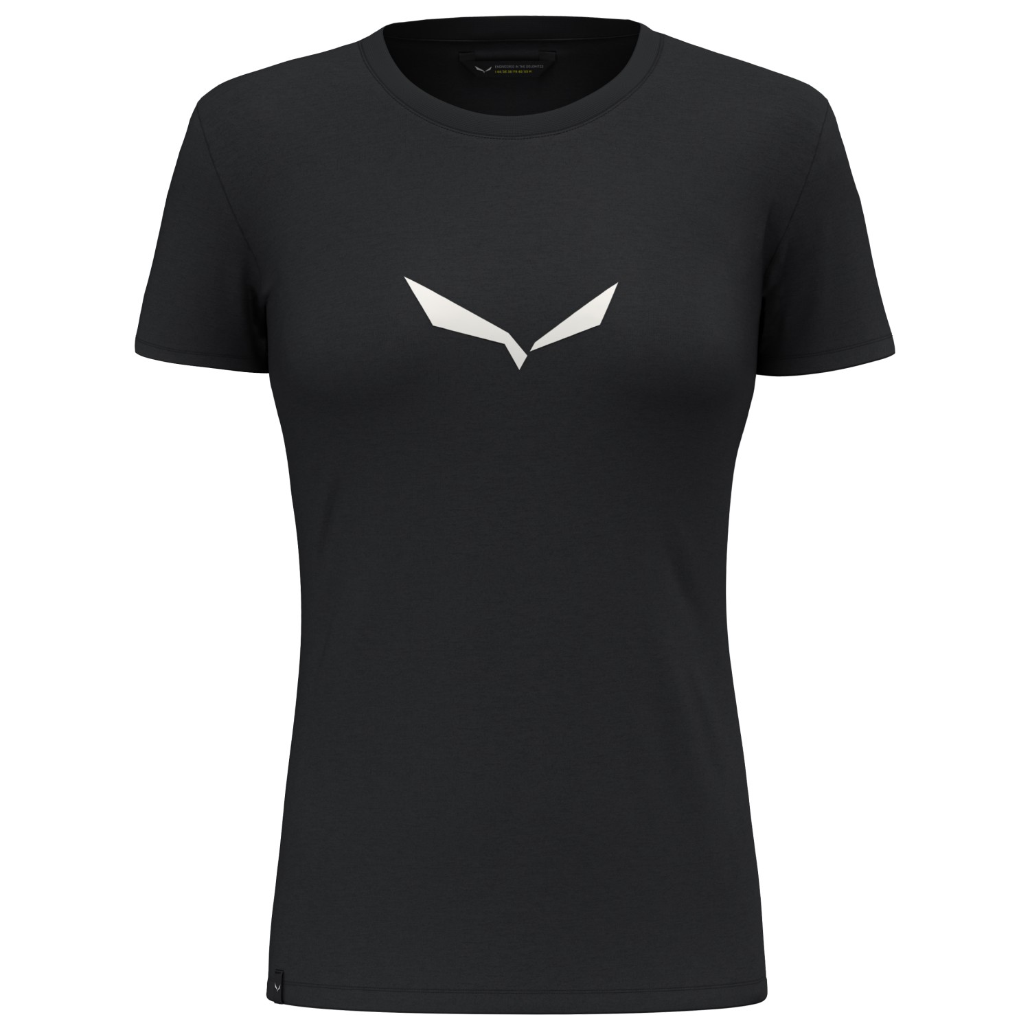 

Футболка Salewa Women's Solid Dri Release S/S Tee, цвет Black Out