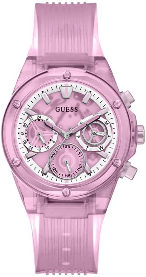 

Guess, женские спортивные часы с множеством функций, 39 мм, Pink/Pink/Pink