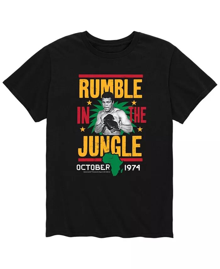 

Мужская футболка «Muhammad Ali Rumble in The Jungle» AIRWAVES, черный