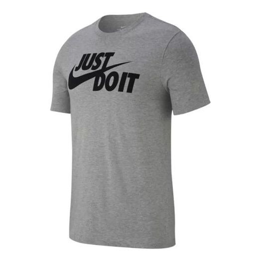 

Футболка sportswear jdi large short sleeve gray Nike, серый