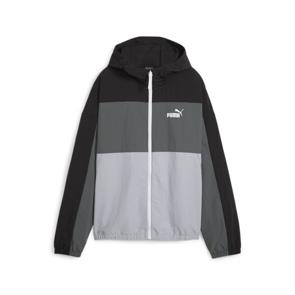 

Куртка oversized hooded windbreaker 'grey' Puma, черный