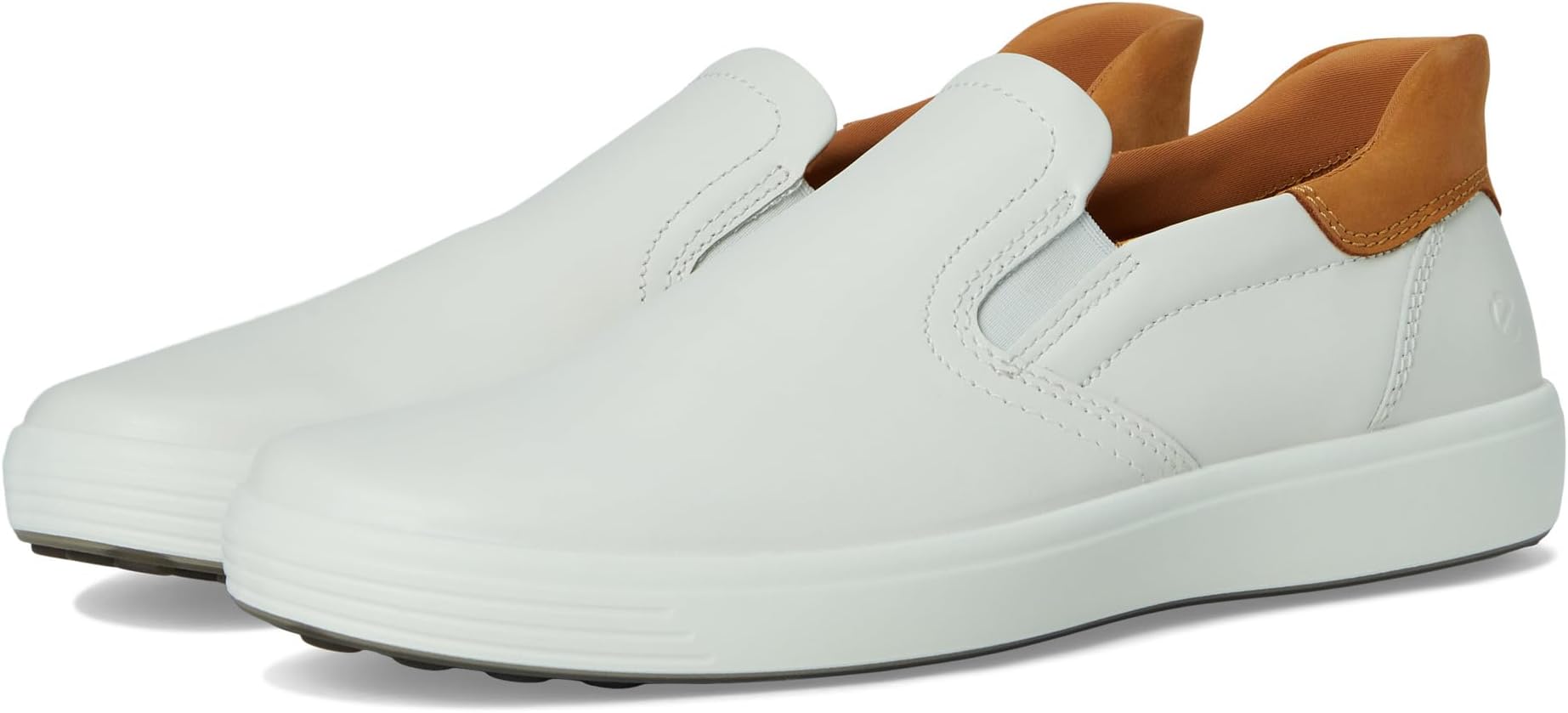 

Кроссовки ECCO Soft 7 Easy Slip On Sneaker, White/Lion