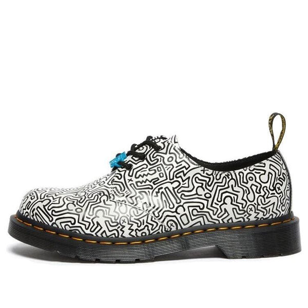 

Кроссовки keith haring 1461 printed 'black white' Dr. Martens, черный