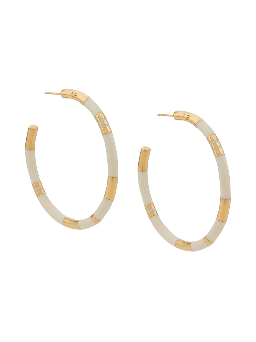 

Массивные серьги Positano Aurelie Bidermann, белый