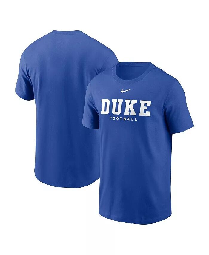 

Мужская футбольная футболка Royal Duke Blue Devils Nike, синий