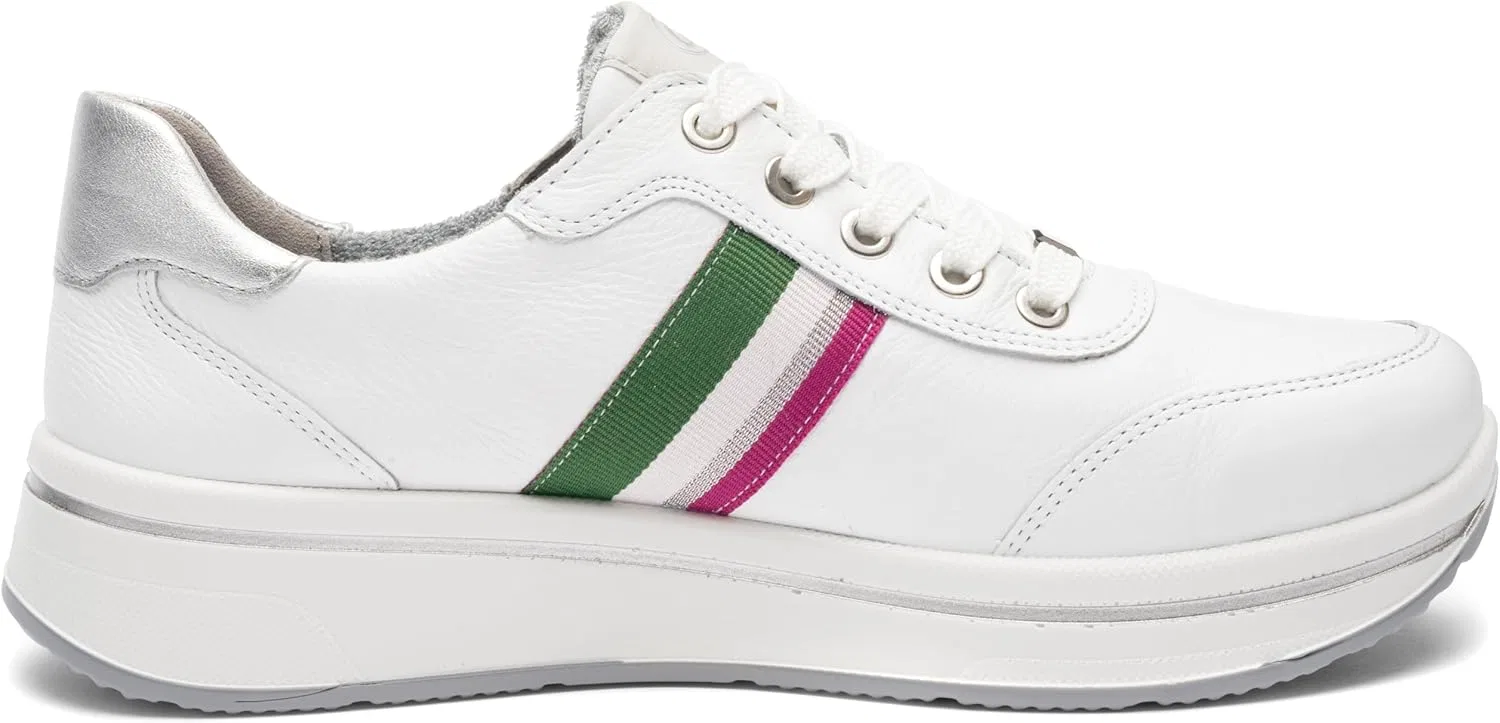 Кроссовки ARA Women's Sapporo, White Silver — фото 4