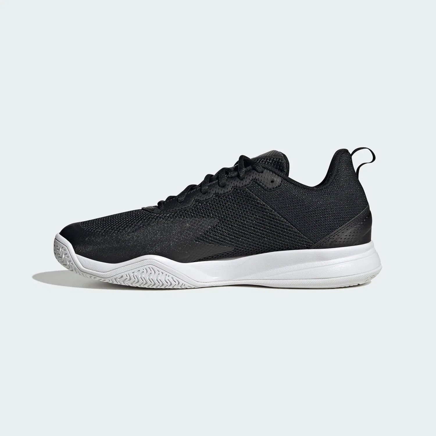 Кроссовки теннисные Adidas, Core Black/Footwear White/Matte Silver — фото 2
