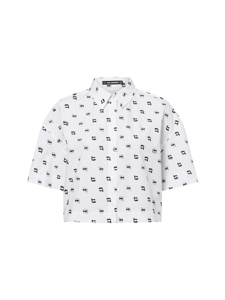 

Блузка Karl Lagerfeld, цвет weiß schwarz