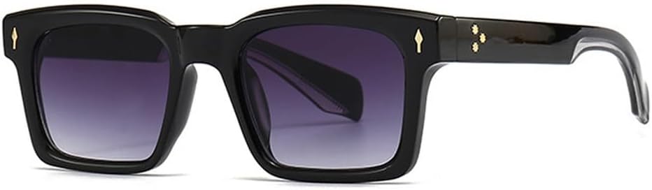 

Модные солнцезащитные очки с градиентным покрытием, мужские солнцезащитные очки UV400, винтажные темно-зеленые, трендовые женские солнцезащитные очки TKKTLLT, Black Gray Gradient