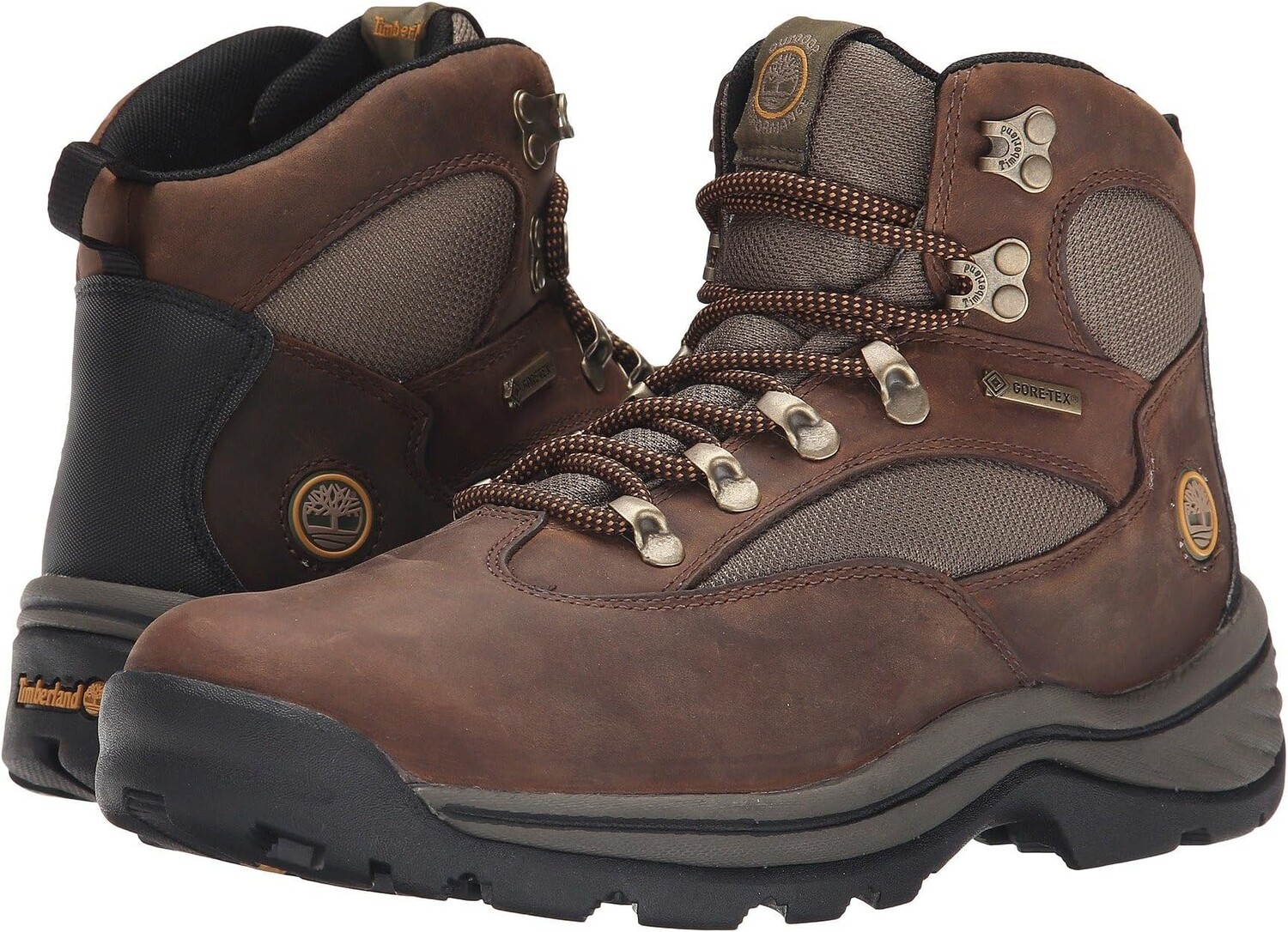 

Ботинки на шнуровке Chocorua Trail with GORE-TEX Timberland, цвет Green/Brown