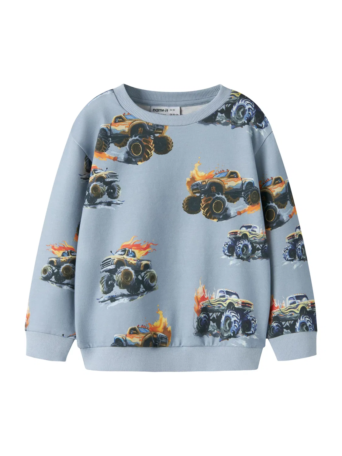 Толстовка 'NMMDALI' Name It, Light Blue/Dark Blue