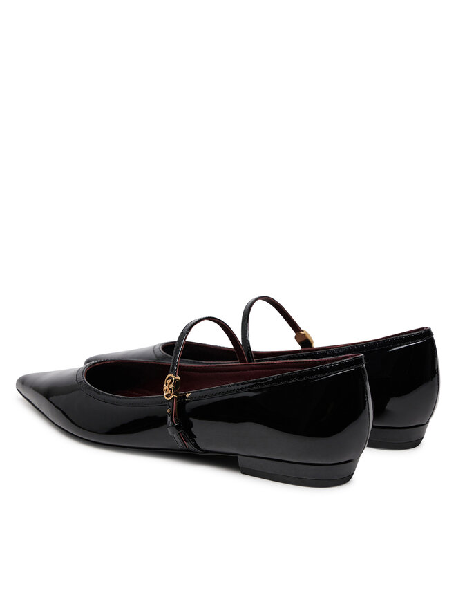 Балетки Tory Burch Double Buckle Mary Jane 162764, черный — фото 3