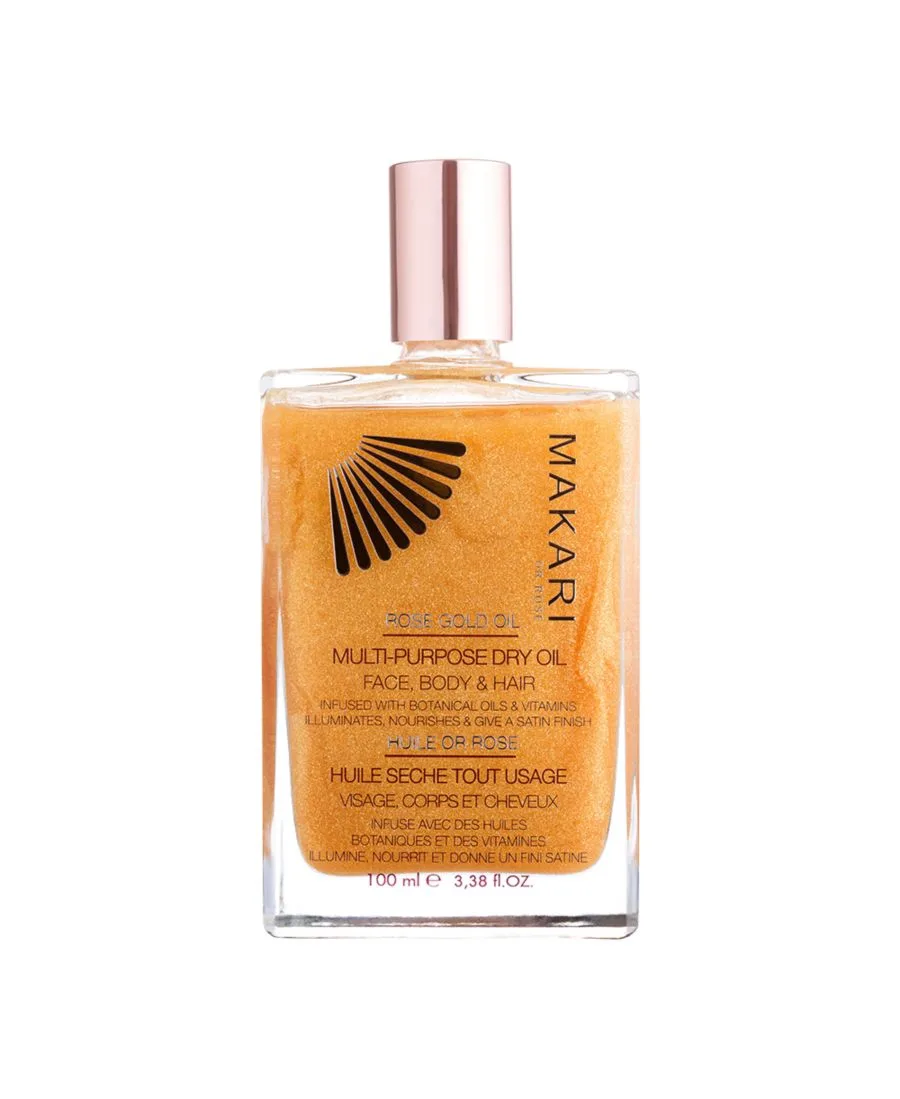 Makari OR Rose 24K Gold Многоцелевое сухое масло - 3,38 унции