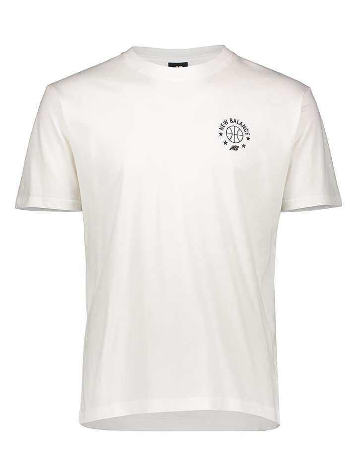 

New Balance Белая футболка "Hoops Essentials"
