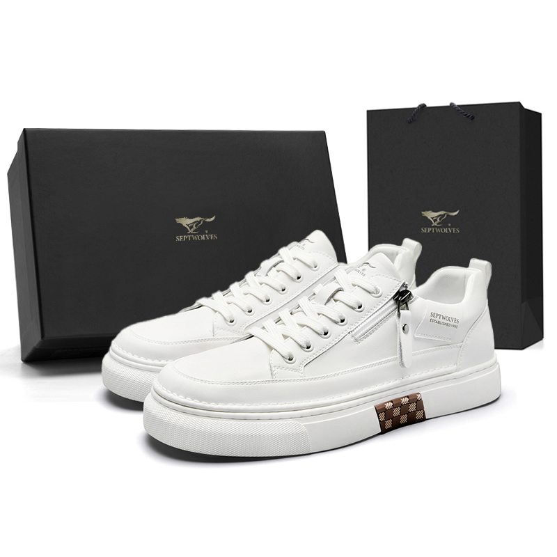 

Низкие мужские кроссовки SEPTWOLVES, White (Standard Leather Shoe Size)