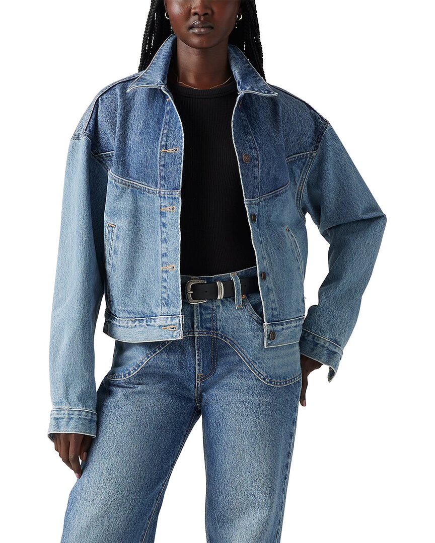 

Левис Укороченная ковбойская куртка 90-х Levi's, мультиколор