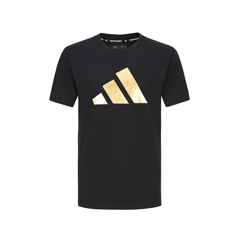 

Футболка унисекс черная/золотая Adidas, черный