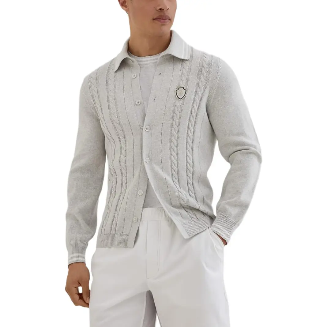 

Рубашка с короткими рукавами Brunello Cucinelli, mist белый