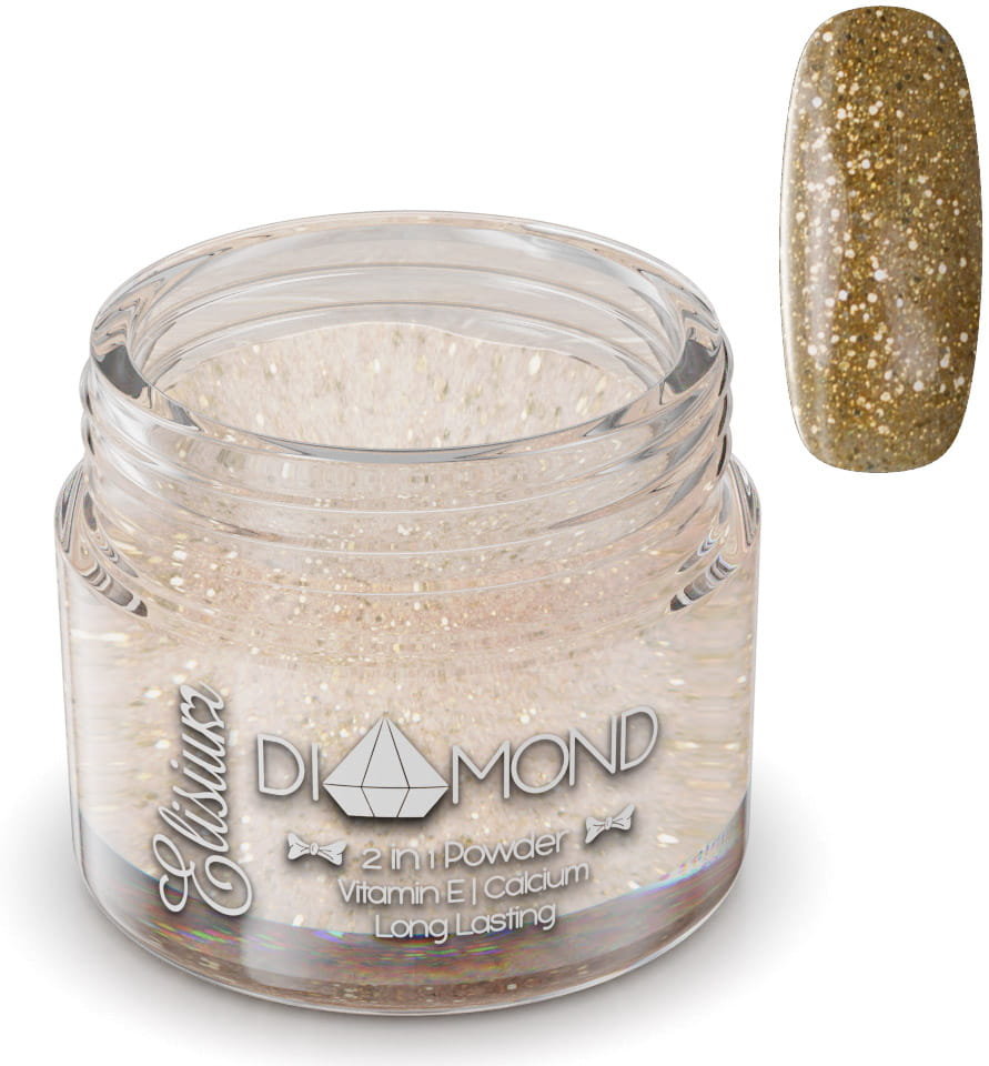 

Elisium, Diamond, титановая маникюрная пудра D09 Glowing Gold, 23 г