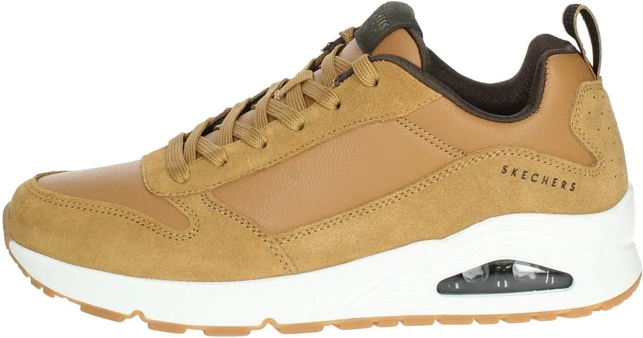 Женские кроссовки Skechers Uno, Whiskey Leather Pu Trim