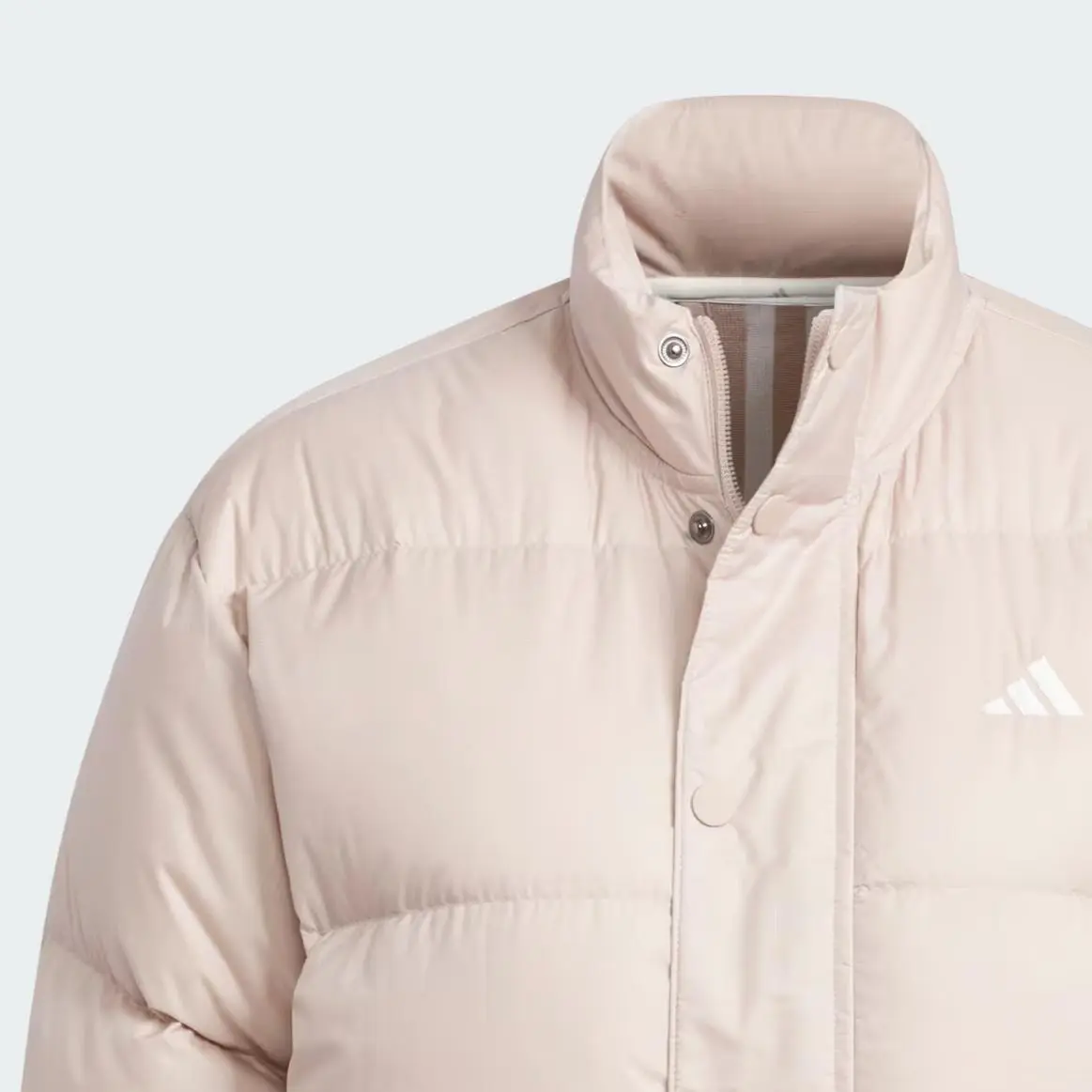 Adidas Ветрозащитная пуховая куртка женская розовая, Pink — фото 3