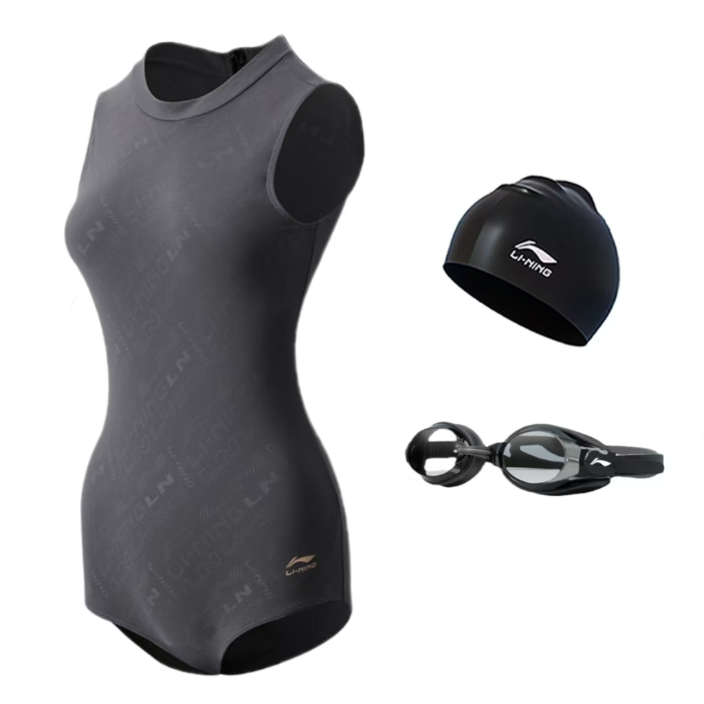 

Купальник слитный One-Piece LINING, Swimsuit+Swimming Cap+Swim Goggles
