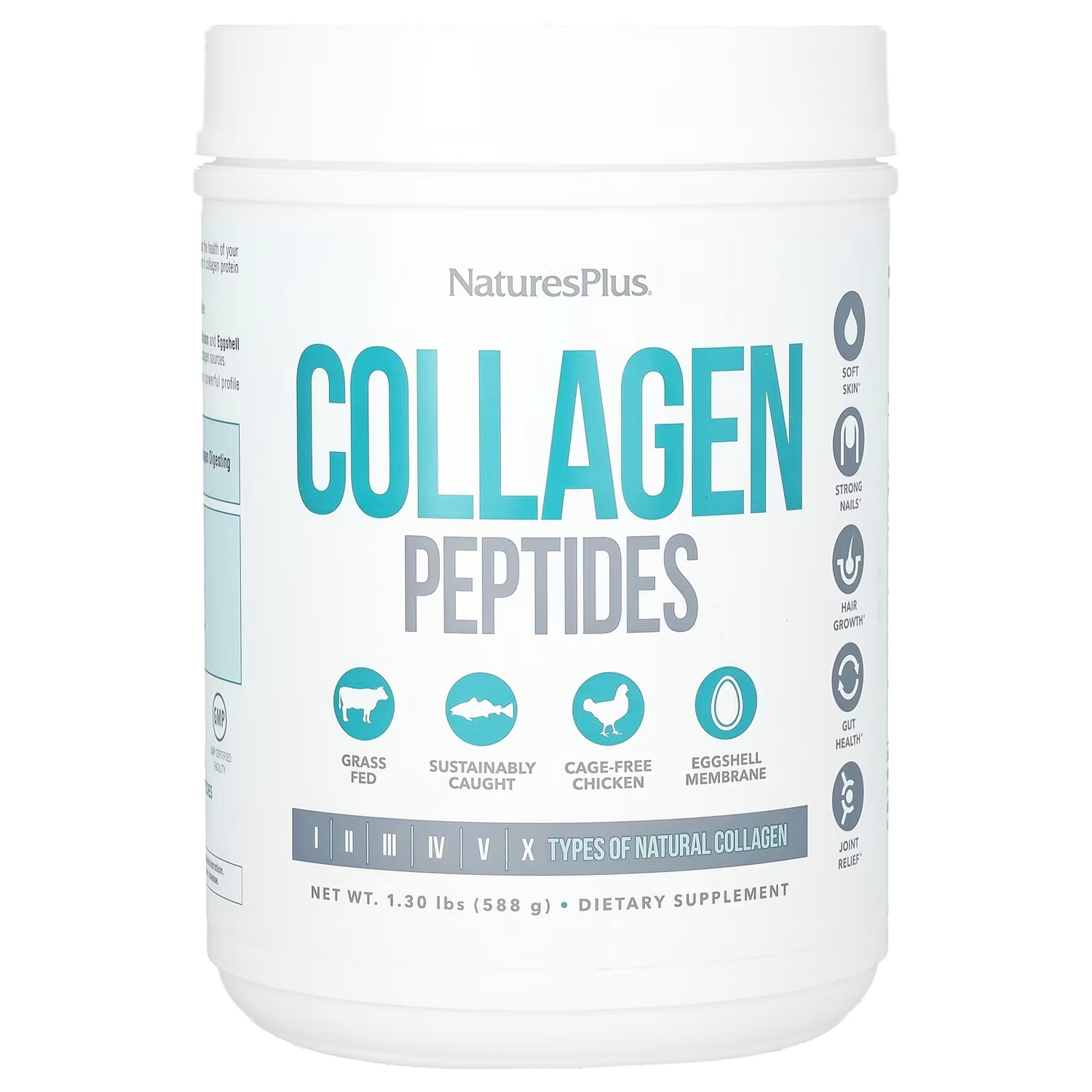 

Коллагеновые пептиды NaturesPlus 588 г