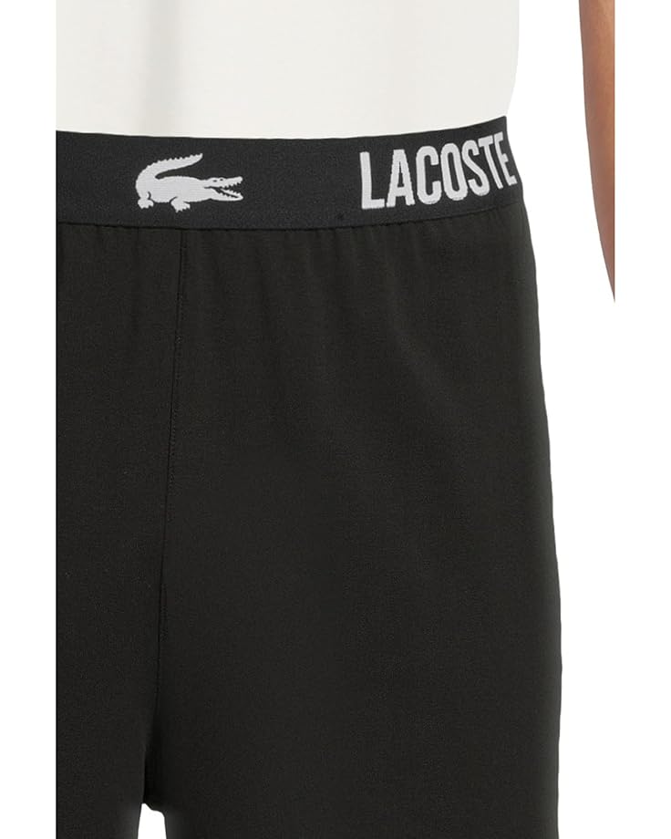 Мужские пижамные шорты Lacoste Graphic Waistband, Black — фото 4