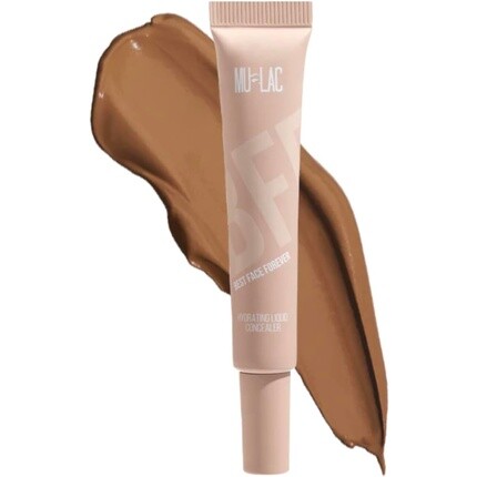 

Mulac Cosmetics BFF Увлажняющий жидкий корректор TYRA 8R Кофе-молоко с желтым подтоном Vegan 10 мл