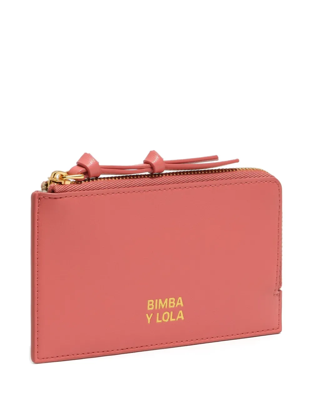 

Кожаный кошелек на молнии Bimba y Lola, розовый