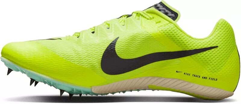 Легкоатлетические кроссовки Nike Zoom Rival для спринта, зеленый/черный — фото 3