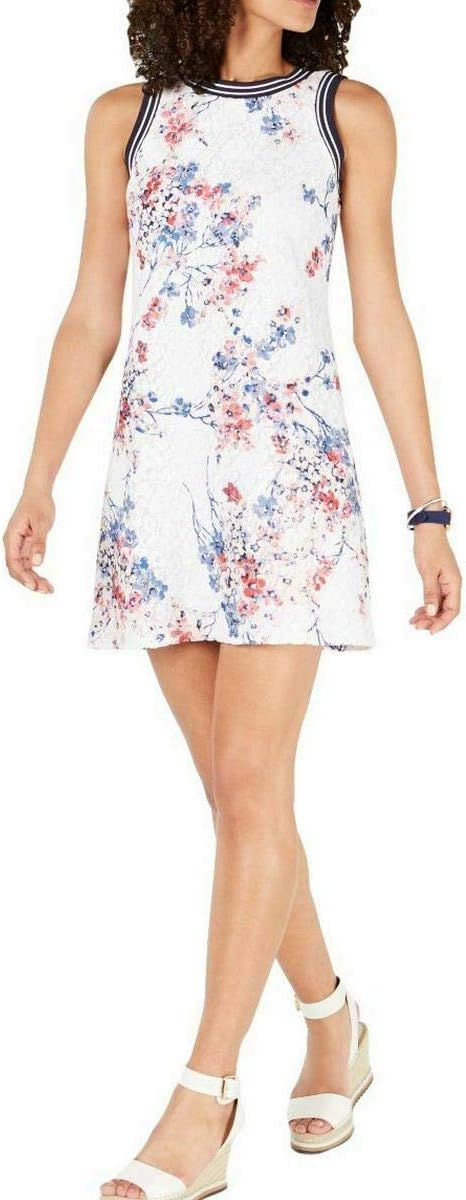 

Женское спортивное платье без рукавов с цветочным принтом от Tommy Hilfiger, White Print