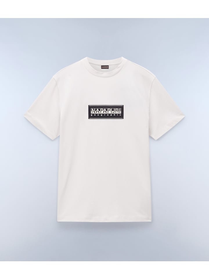 

Футболка S-Box Logo Ss белого цвета Napapijri
