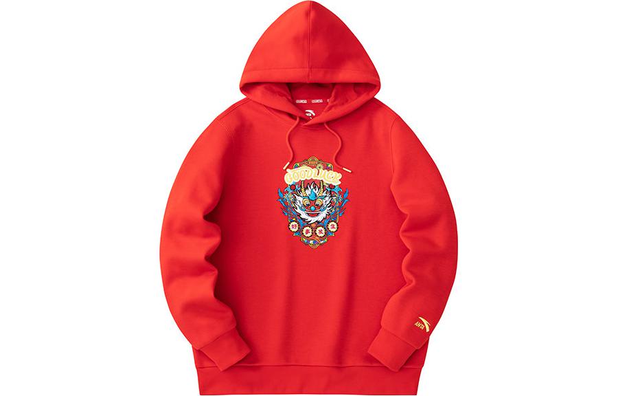 

Свитшот Anta Life Collection мужской насыщенный красный