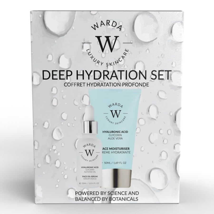 

Warda- Подарочный набор DEEP HYDRATION (сыворотка на основе масла + увлажняющий крем)