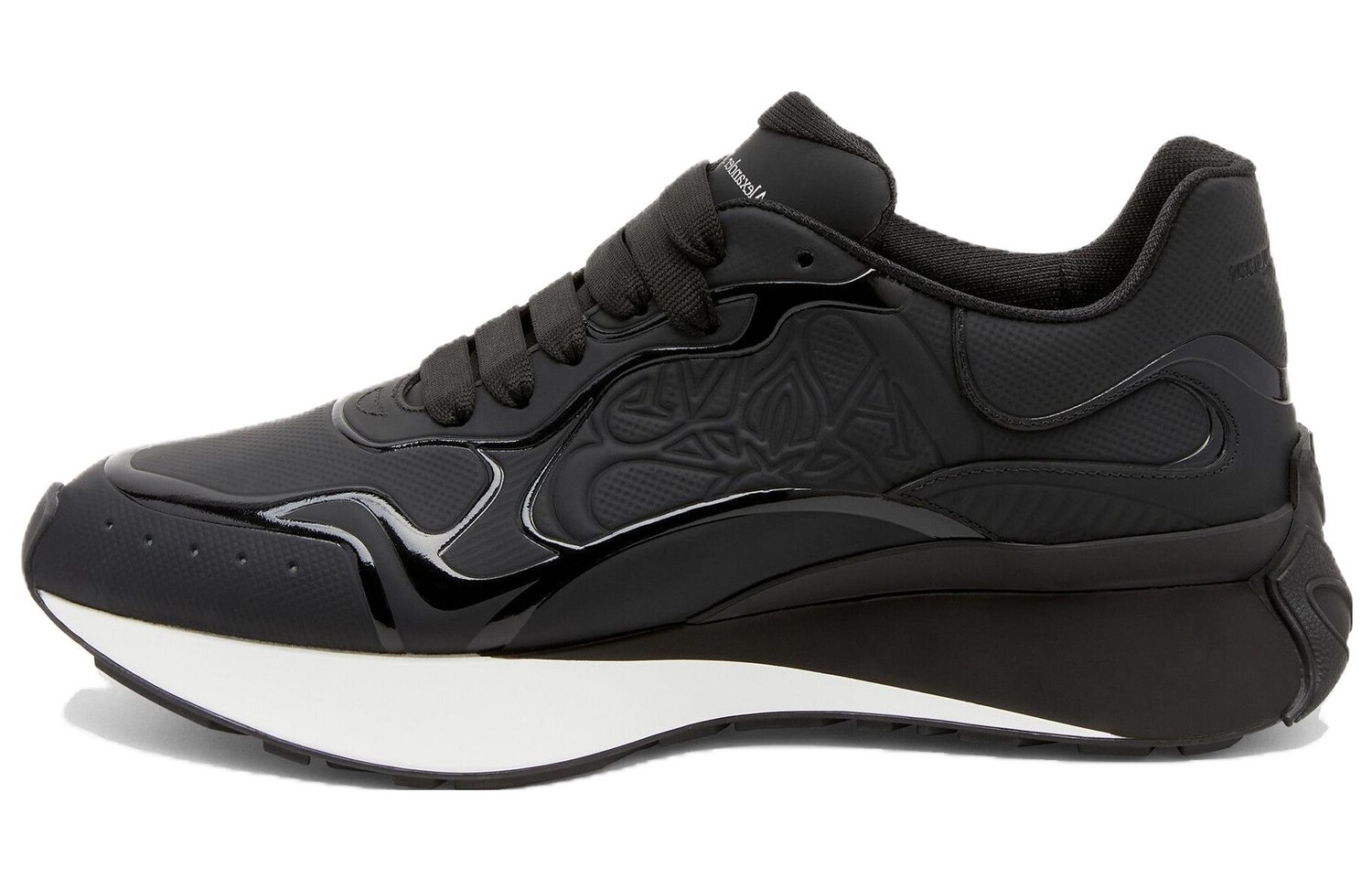Кроссовки Alexander McQueen Sprint Runner, черный / белый