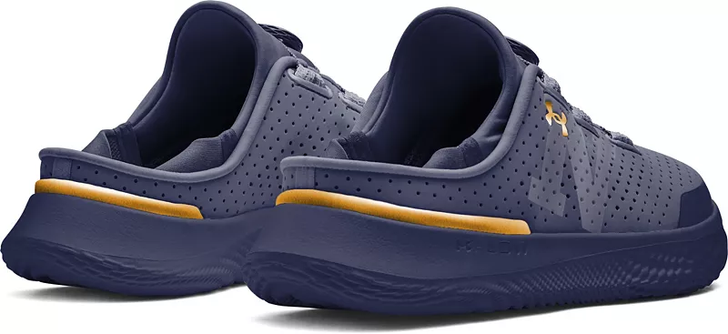 Мужские темно-синие тренировочные кроссовки Under Armour для гардемаринов Slipspeed Gear For Sports, темно-синий/белый — фото 4