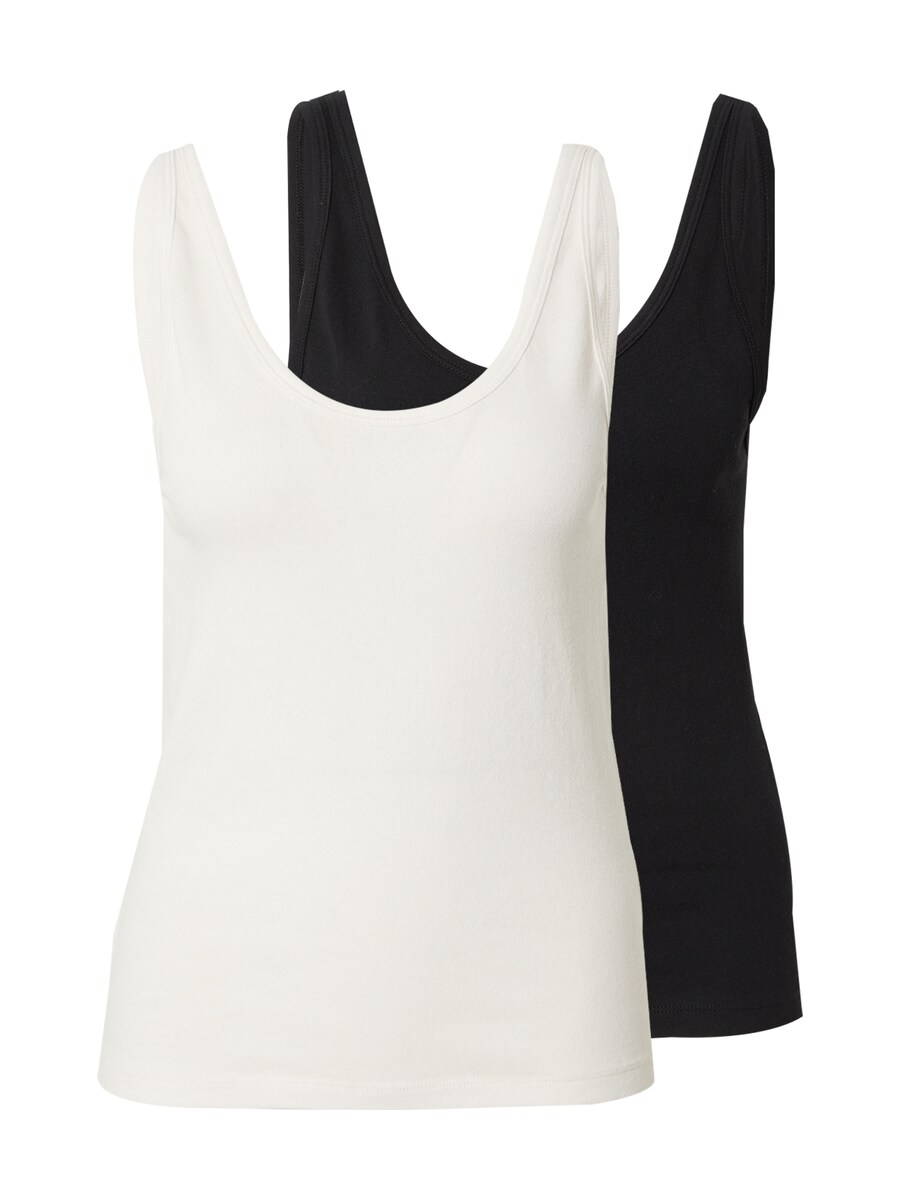 

Топ WEEKDAY Piper, черный/белый