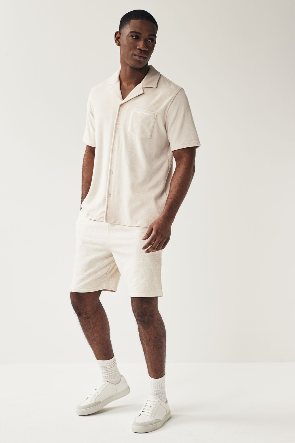 

Курортная рубашка для полотенец Lyle & Scott, бежевый